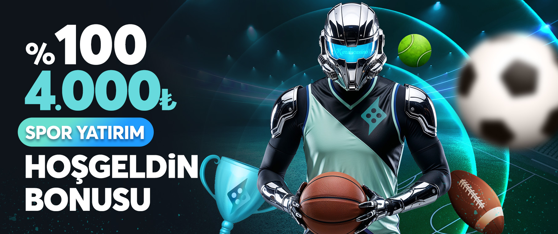 % 100 Hoş Geldin Spor Bonusu
