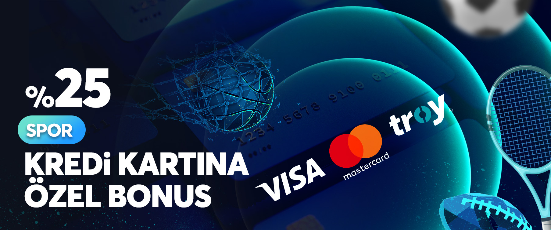  %25 Kredi Kartı Spor Bonusu
